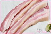 LARD NATURE - 4 tranches +/- 450gr - Prix au kg