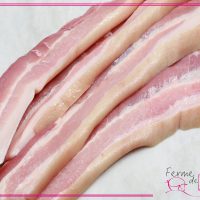 LARD NATURE - 4 tranches +/- 450gr - Prix au kg