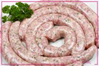 Saucisses de porc - 6 x 150 gr - Prix au kg
