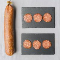 SAUCISSON PIQUANT-30 tranches +/-180gr- prix au kg