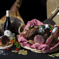 1/2 NOIX DE JAMBON FUME- +/- 500gr- prix au kg