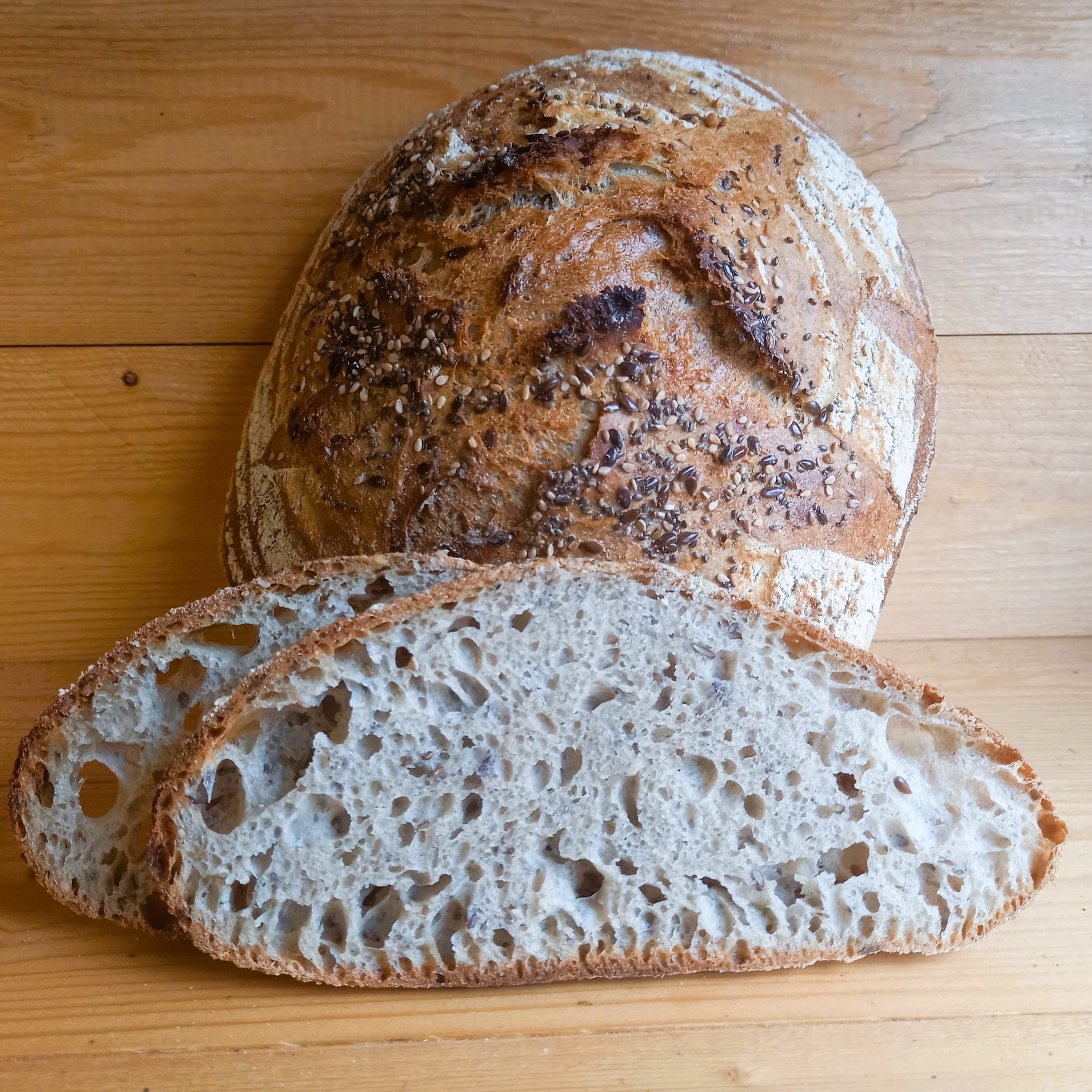 Épeautre Multi-graines Levain 500 gr